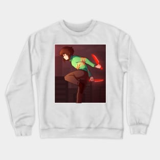 Chara glitchtale Crewneck Sweatshirt